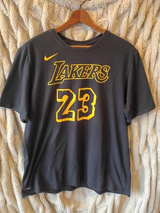 Nike Other - Nike Los Angeles Lakers Black T‑Shirt with Yellow Graphics (23)